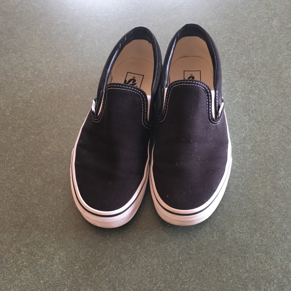 Classic Black Slip On Vans